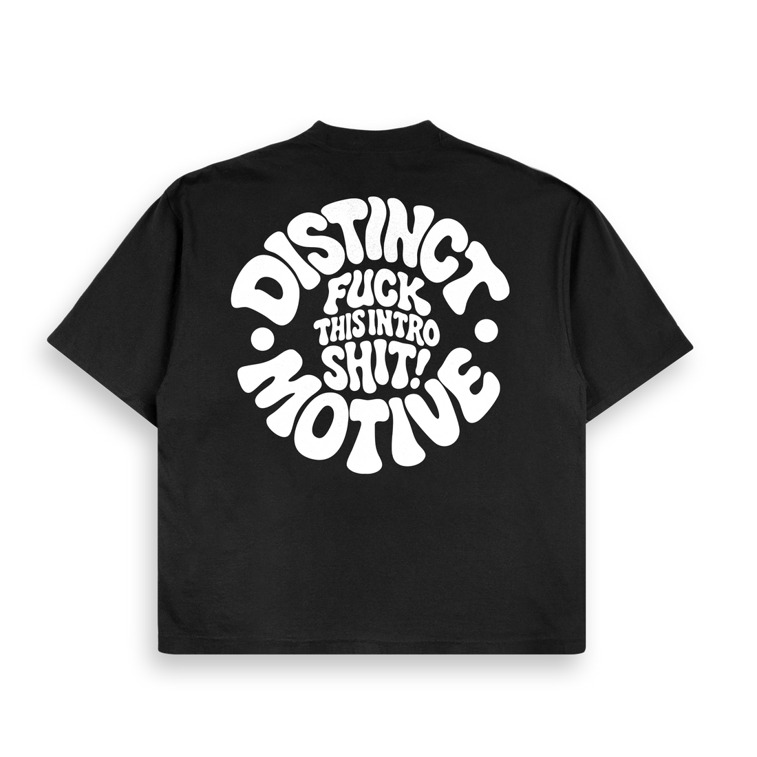DISTINCT MOTIVE - FTIS TEE - BLACK (limited time pre order)