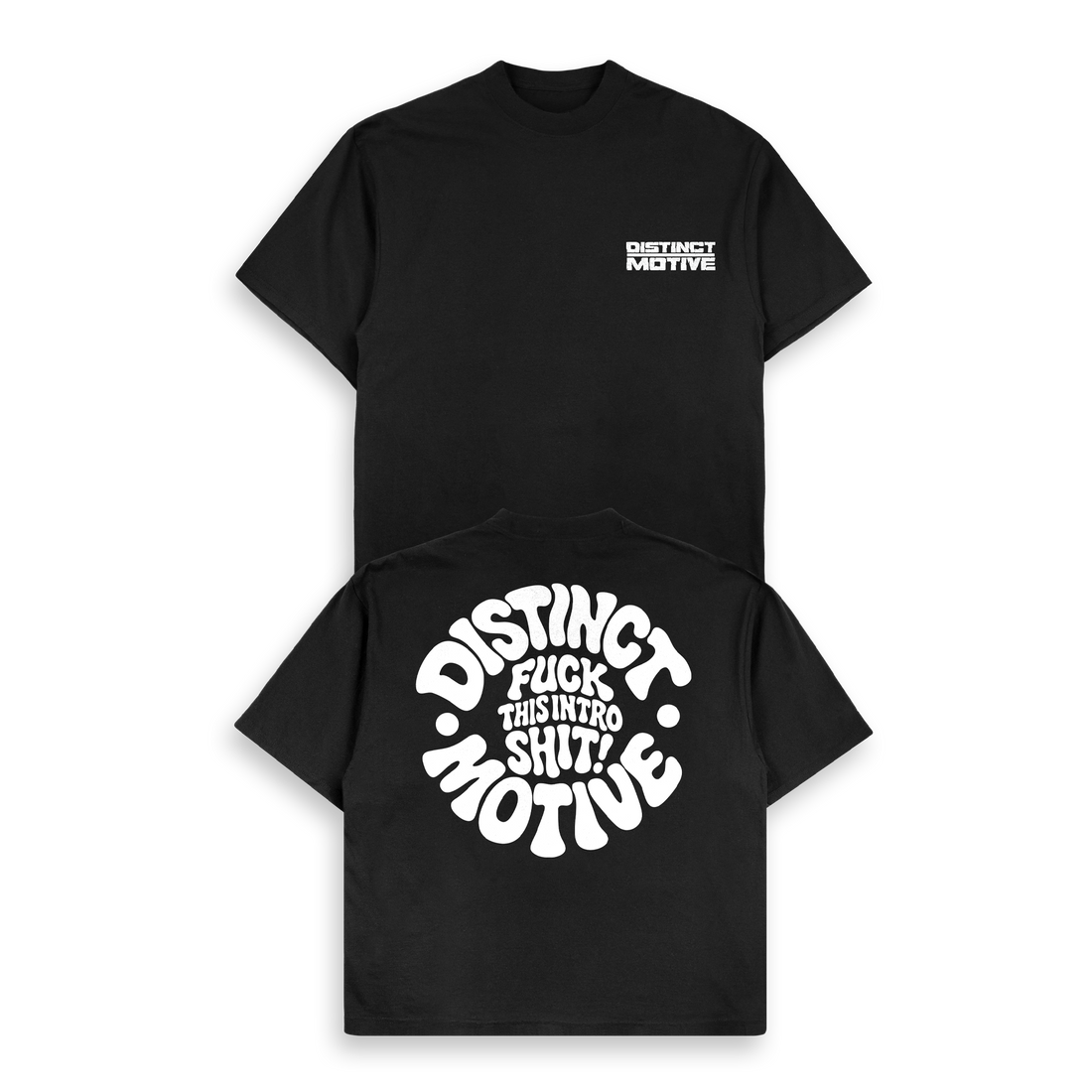 DISTINCT MOTIVE - FTIS TEE - BLACK (limited time pre order)