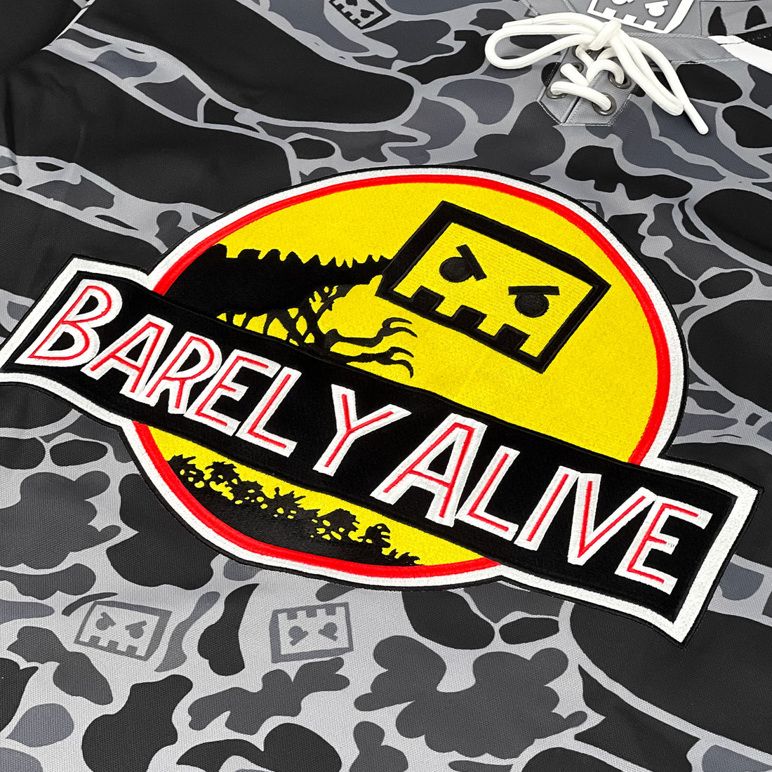 BARELY ALIVE - TRIASSIC HOCKEY JERSEY (limited time pre order)