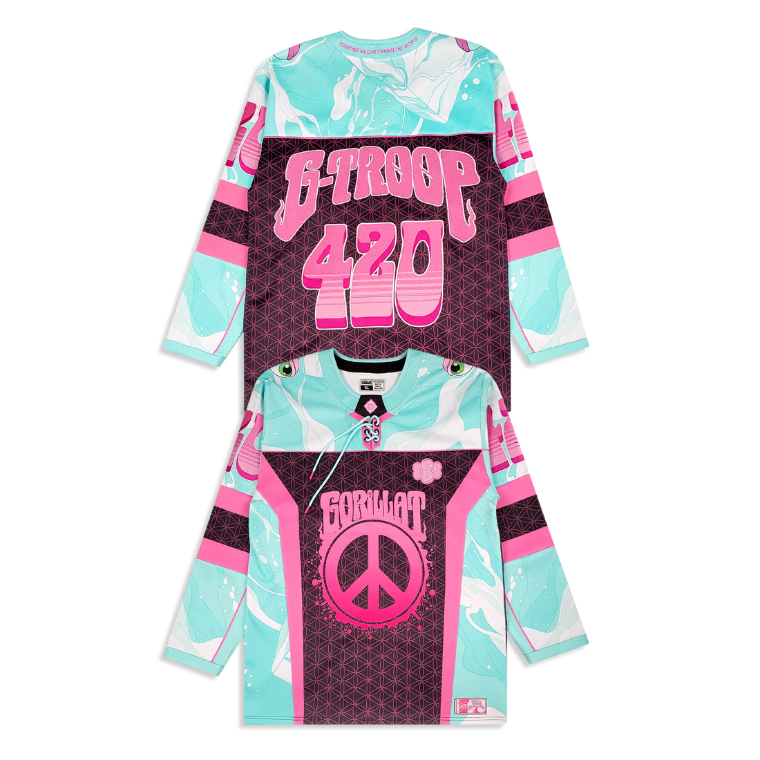 (Limited Time Pre Sale) GorillaT - CHANGE THE WORLD HOCKEY JERSEY