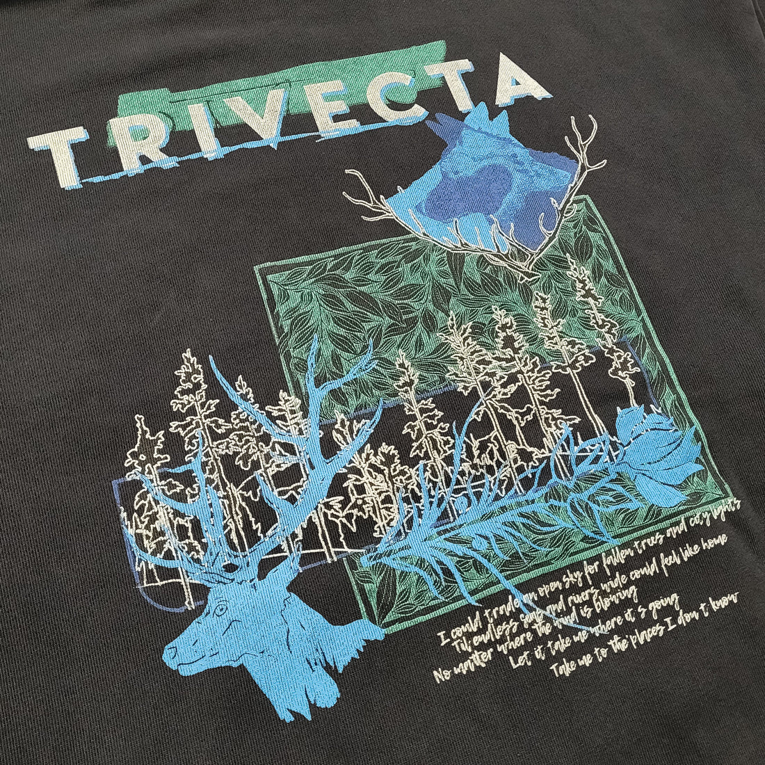 Trivecta - Find My Way - Pullover Hoodie - Pigment Black