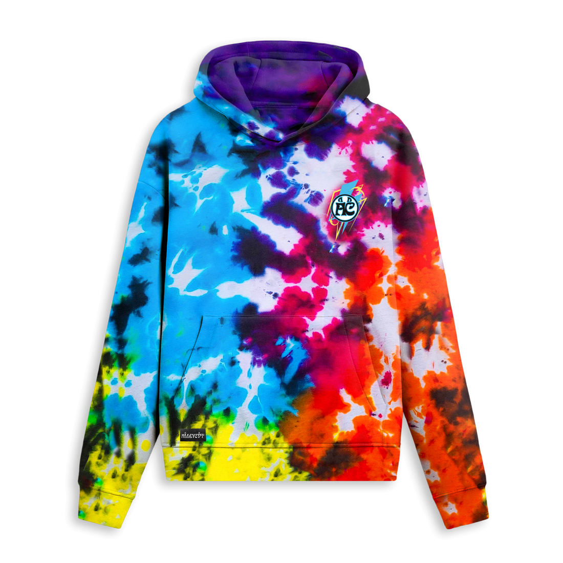 ALLEYCVT - I FEEL SO DAMN GOOD - TIE DYE HOODIE