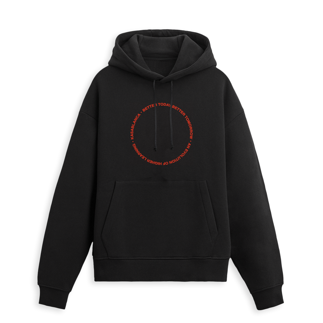Kasablanca - Better Today, Better Tomorrow Heavyweight Hoodie - Black