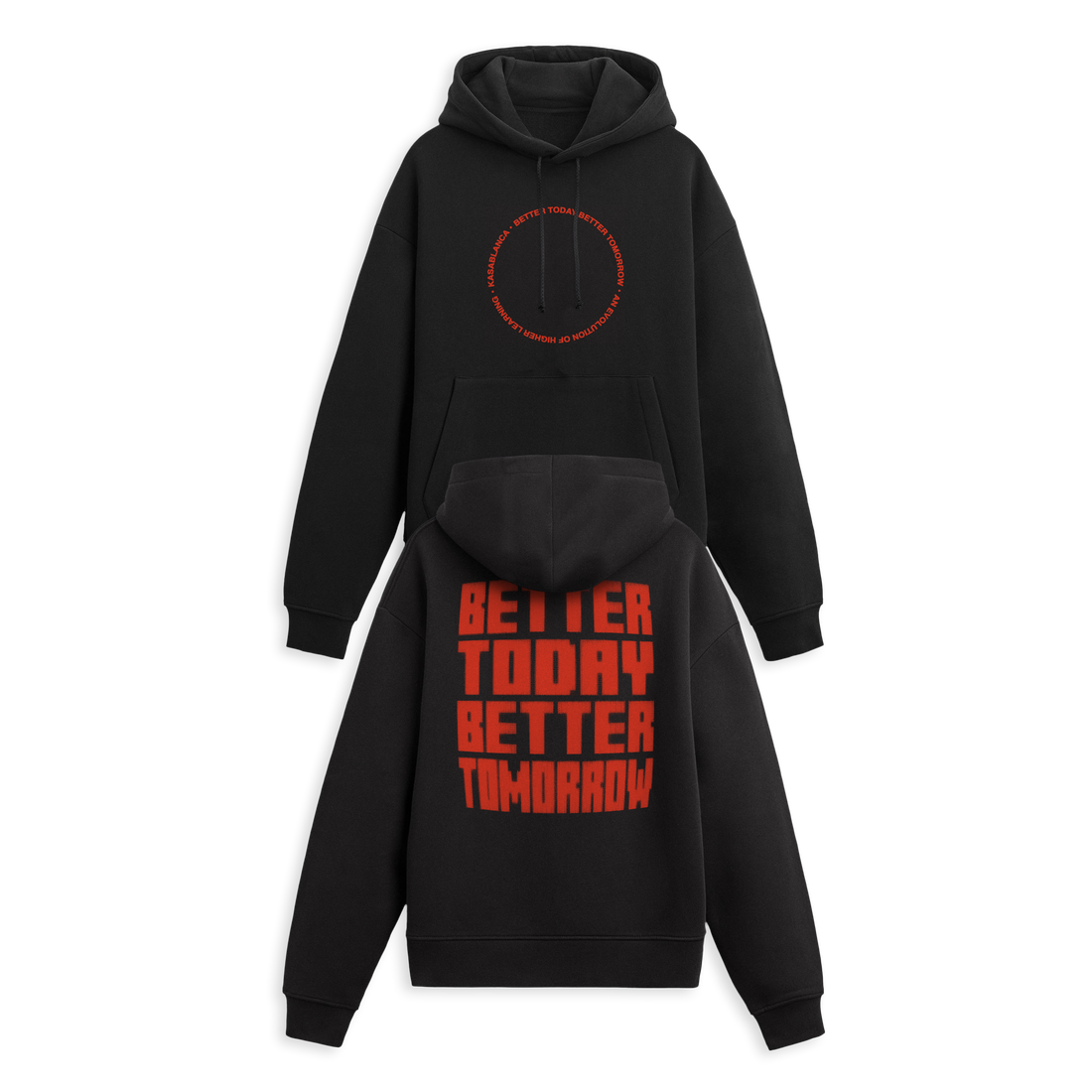 Kasablanca - Better Today, Better Tomorrow Heavyweight Hoodie - Black