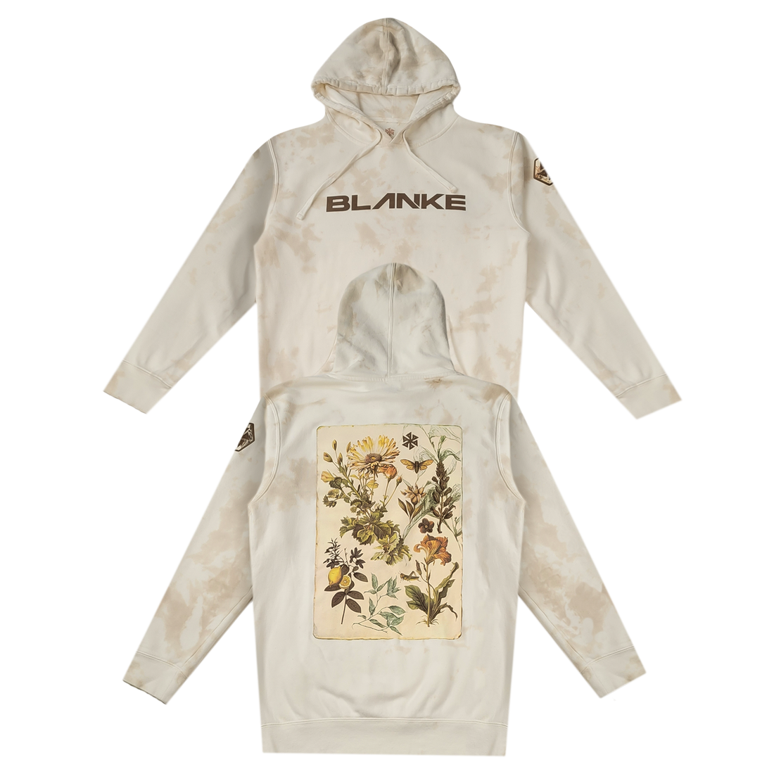 Blank tie dye hoodie Clearance