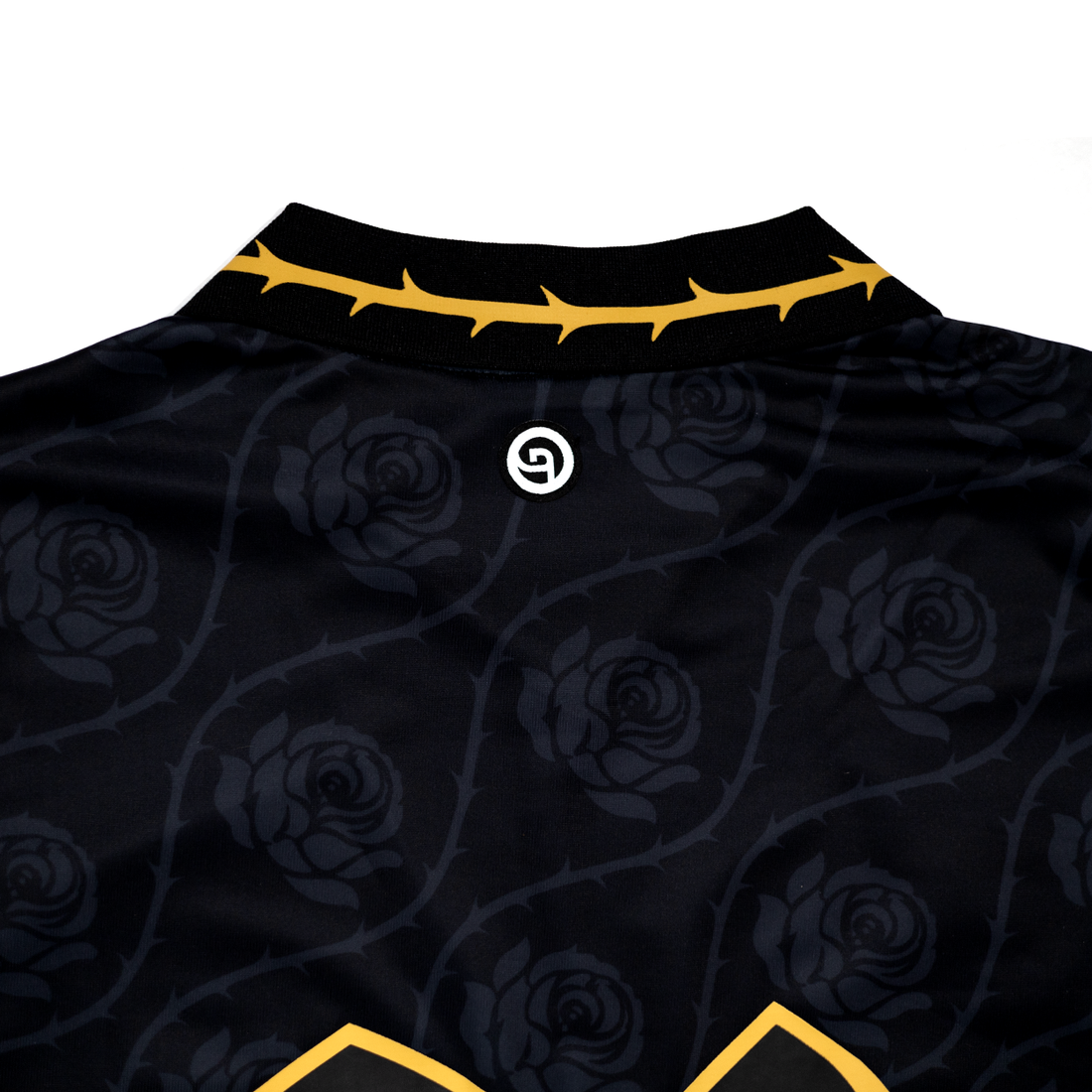 Deorro FC Soccer Away Jersey-Long Sleeve (Black/Gold)