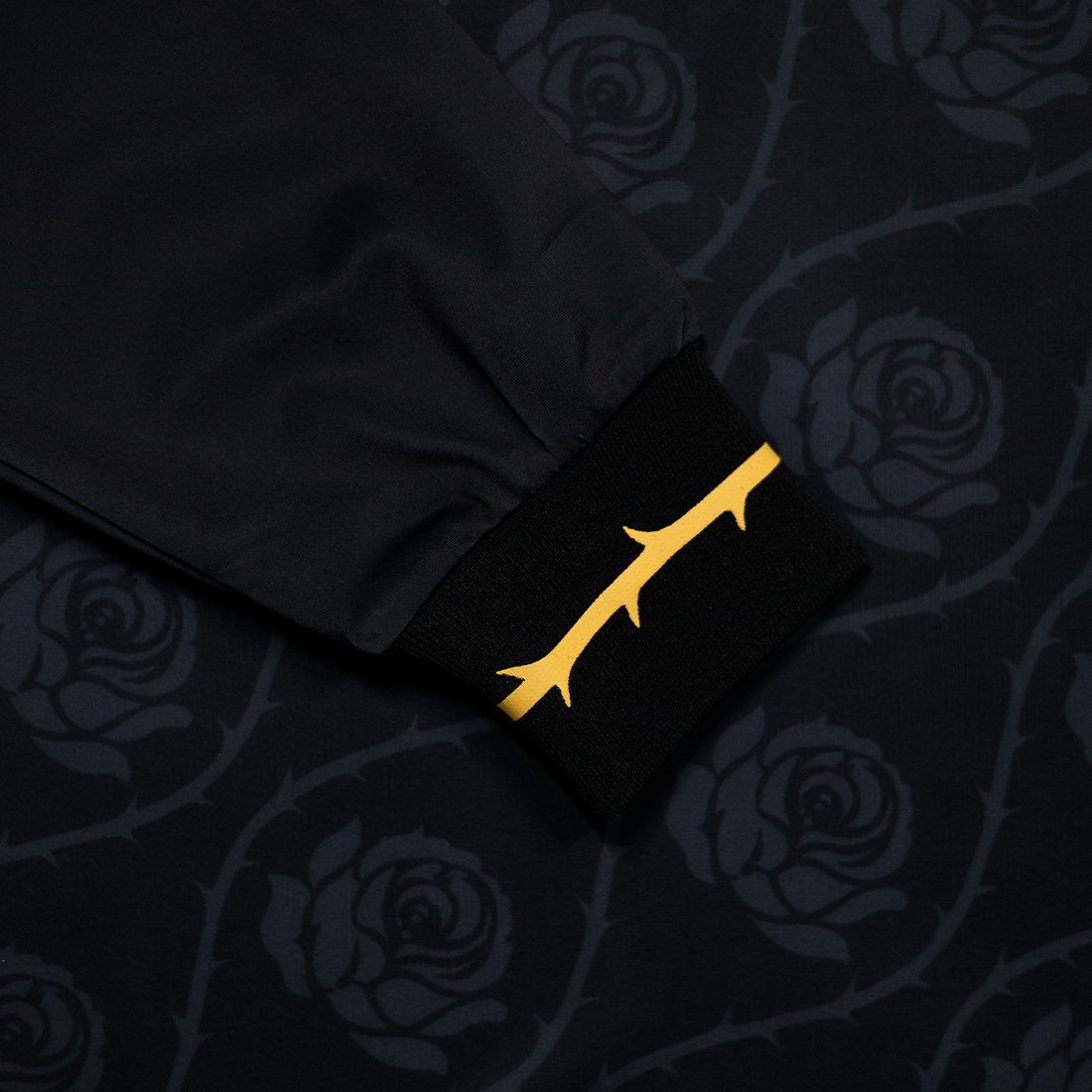 Deorro FC Soccer Away Jersey-Long Sleeve (Black/Gold)