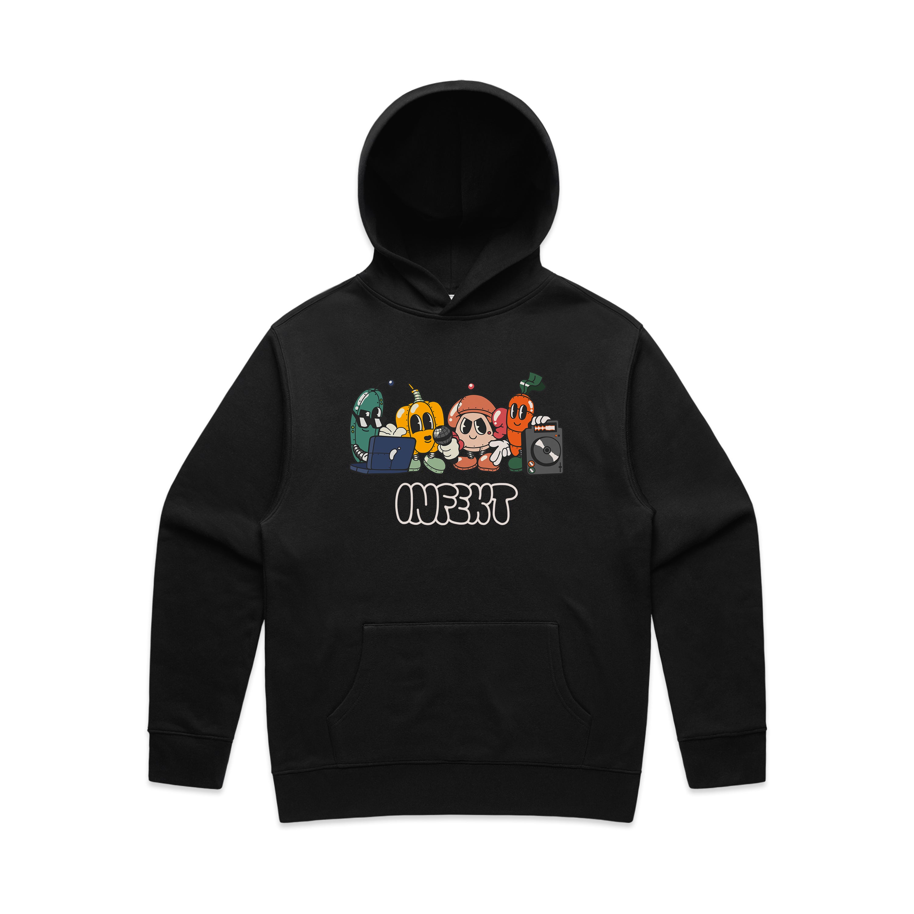 INFEKT - VEGGIE FRIENDS HOODIE – KT8 Merch Co