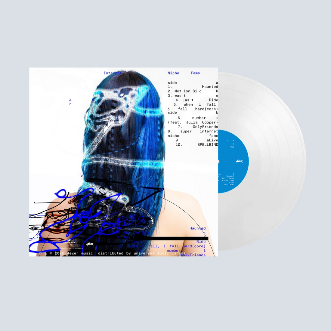 ZORZA - Internet Niche Fame Lp Vinyl - Clear (fixed qty pre order)