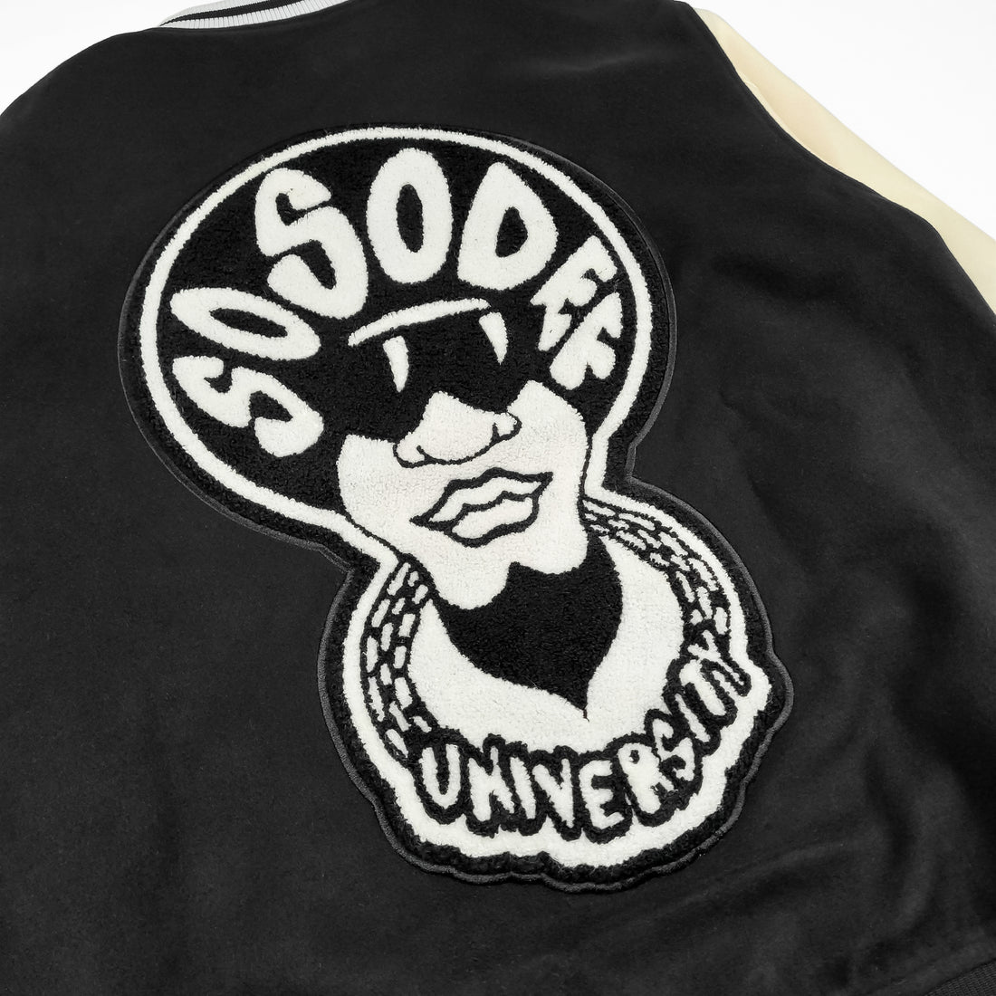 SO SO ATL - VARSITY JACKET - Black (pre order)