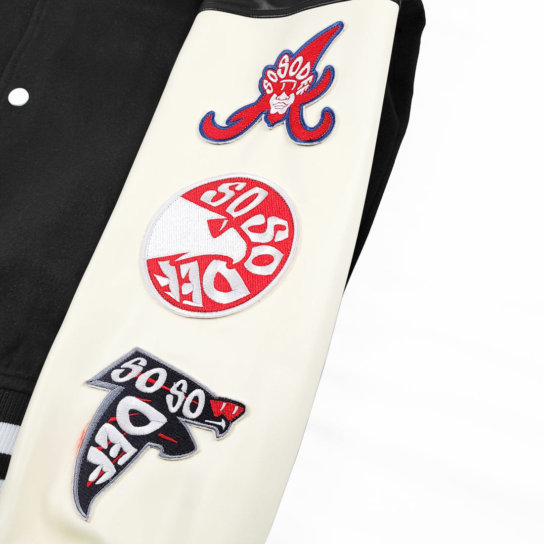SO SO ATL - VARSITY JACKET - Black (pre order)