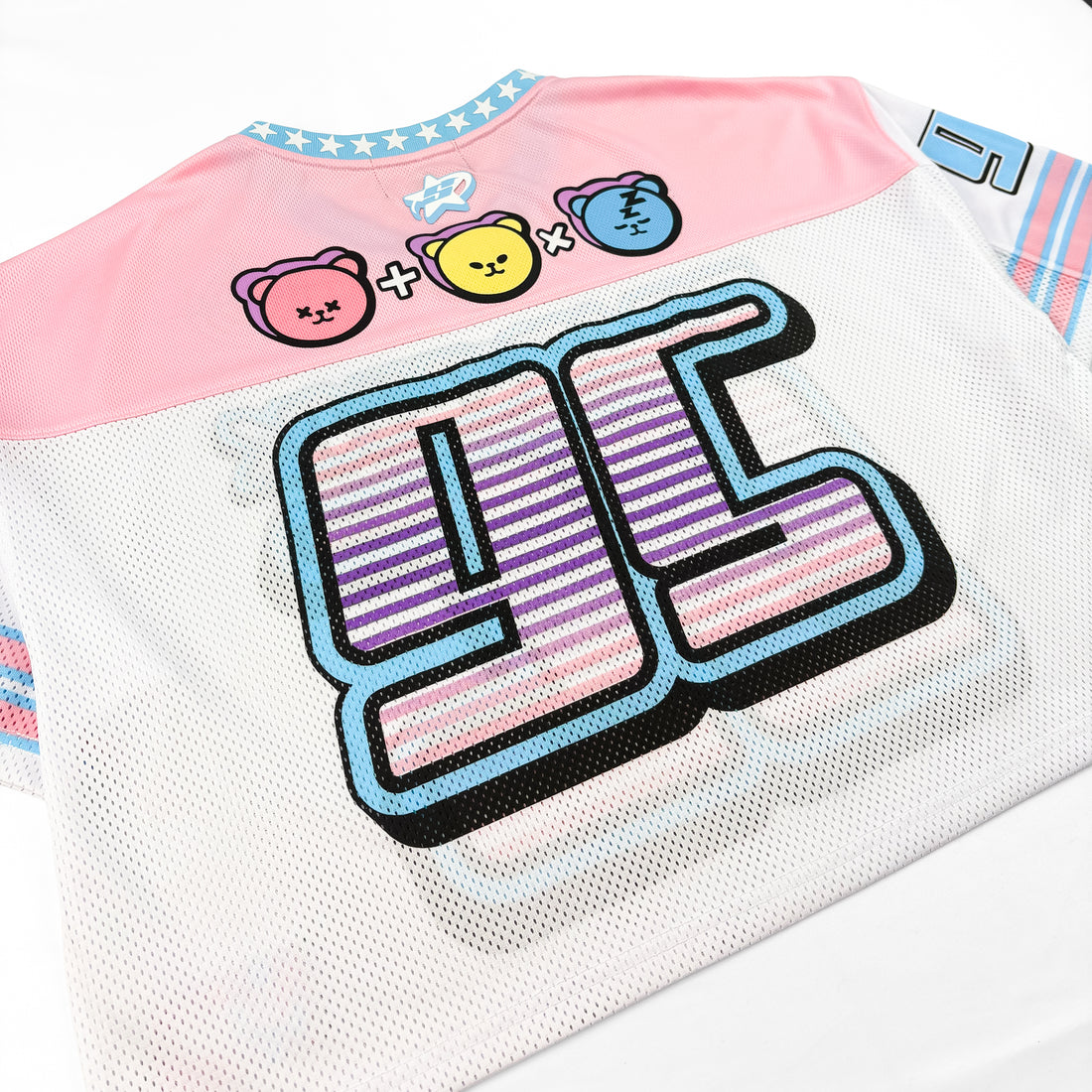 STARJUNK 95 - CROP MESH FOOTBALL JERSEY