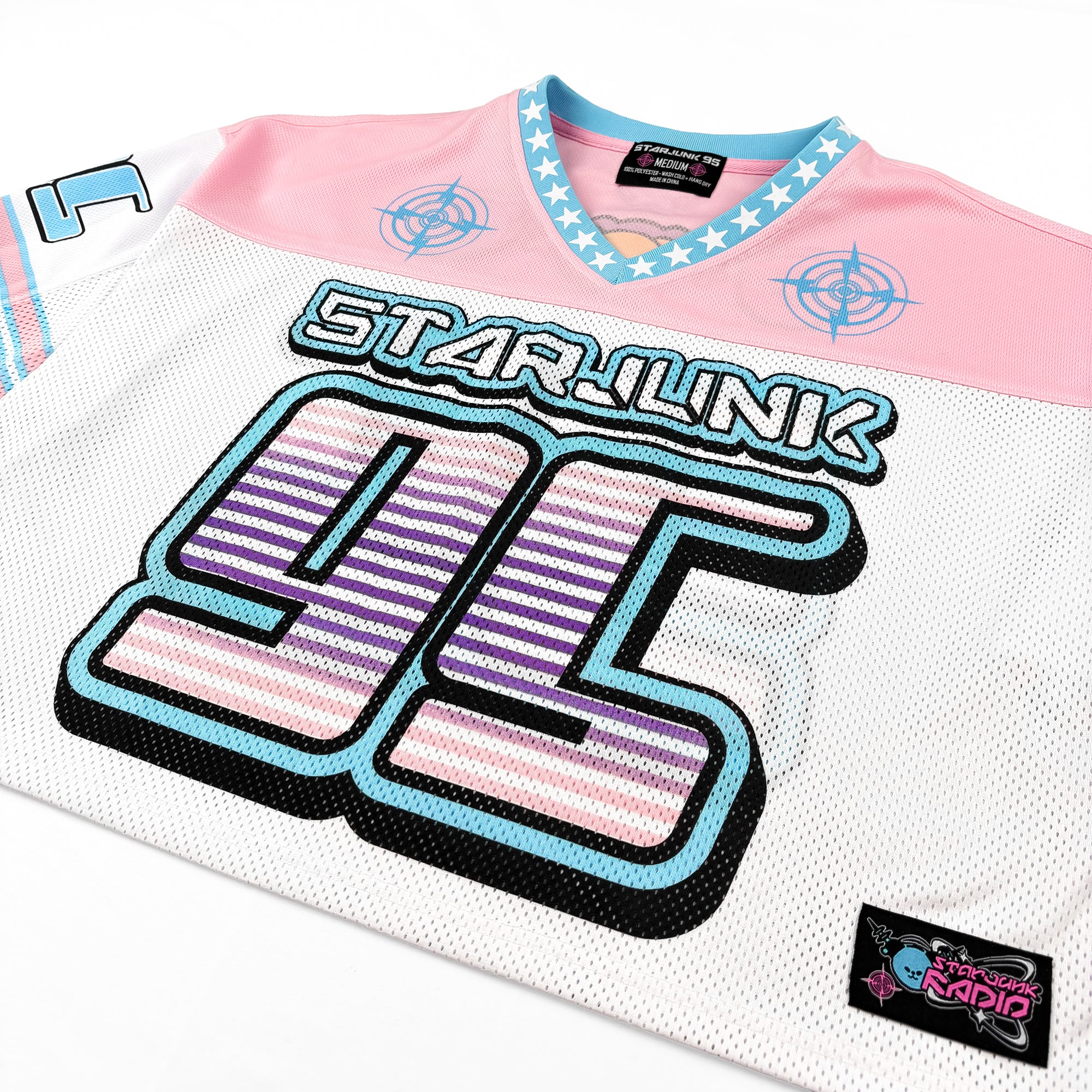 STARJUNK 95 - CROP MESH FOOTBALL JERSEY – KT8 Merch Co