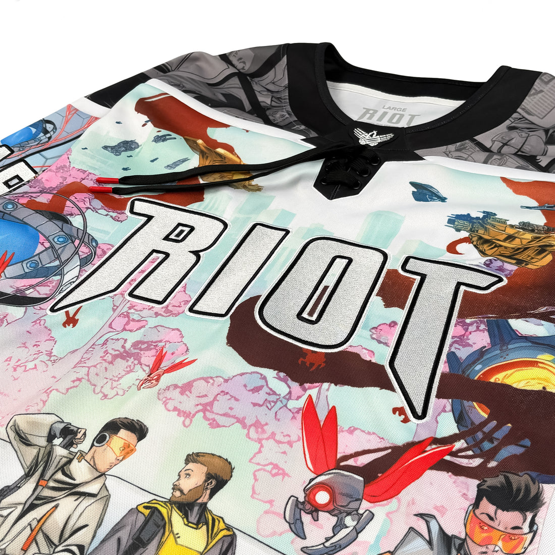 RIOT - THE MACHINE - COMIC BOOK HOCKEY JERSEY (LIMITED EDITION)