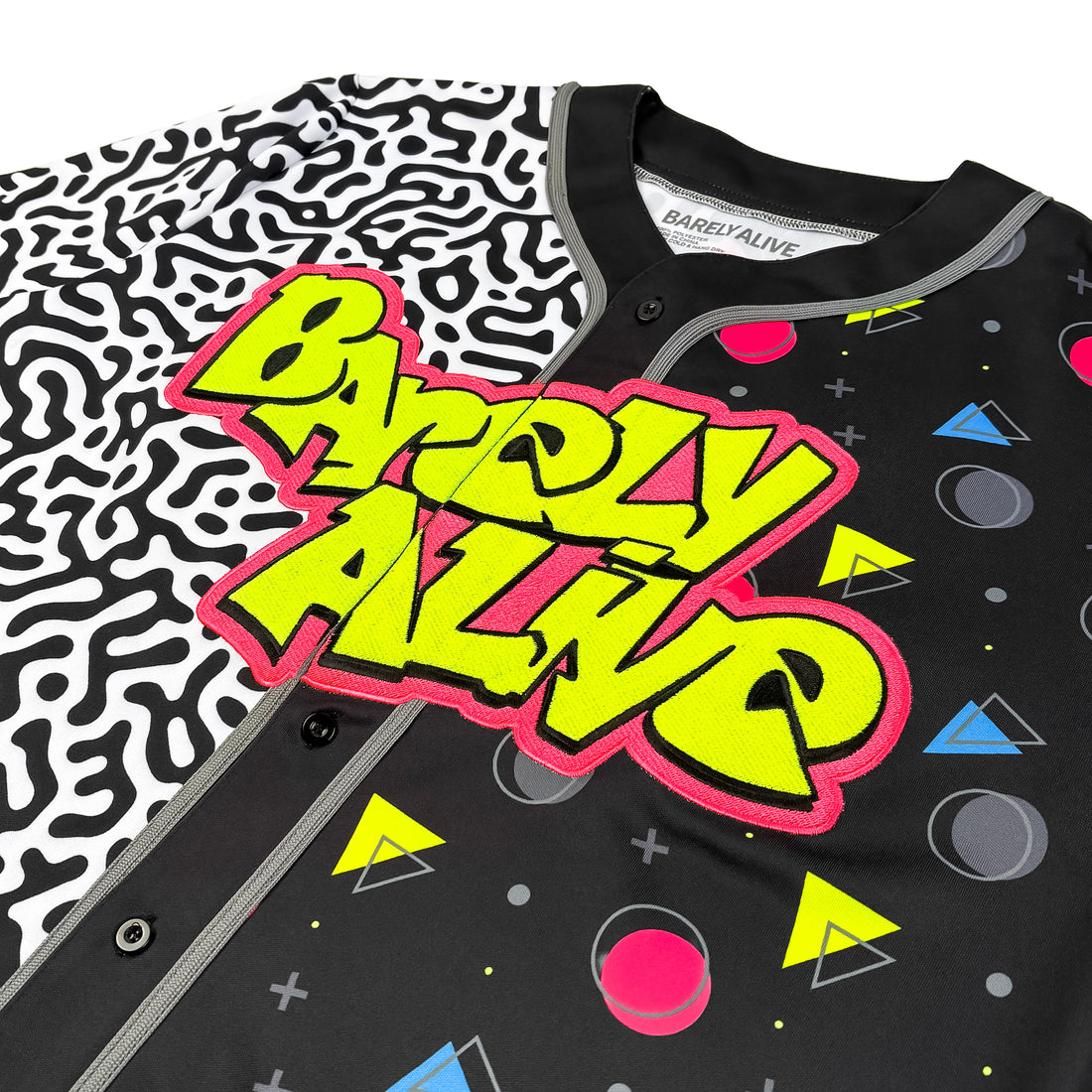 BARELY ALIVE - OVERDRIVE BASEBALL JERSEY