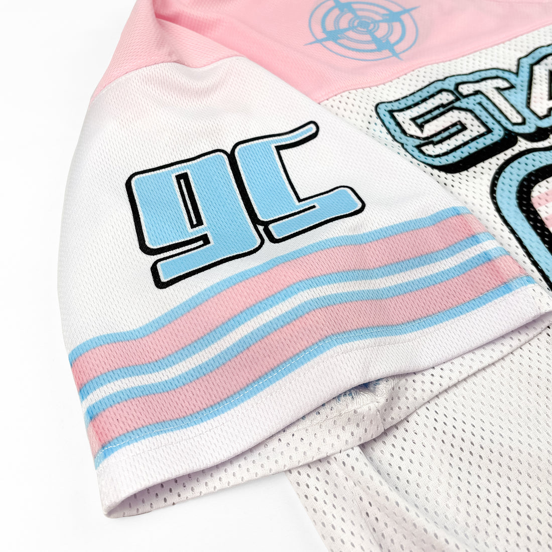 STARJUNK 95 - CROP MESH FOOTBALL JERSEY