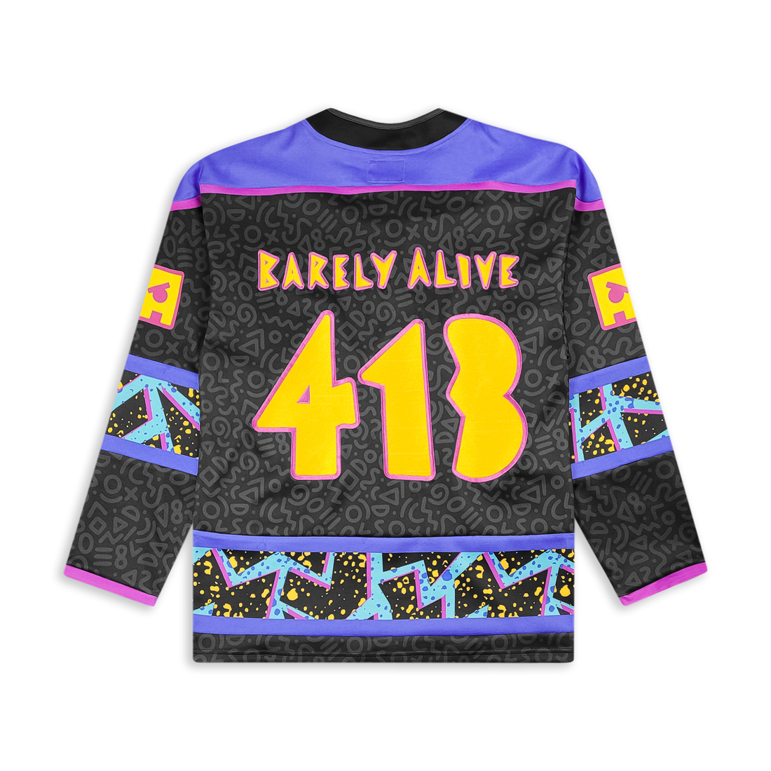 BARELY ALIVE - GALAXY - HOCKEY JERSEY – KT8 Merch Co BARELY ALIVE - GALAXY - HOCKEY JERSEY – KT8 Merch Co