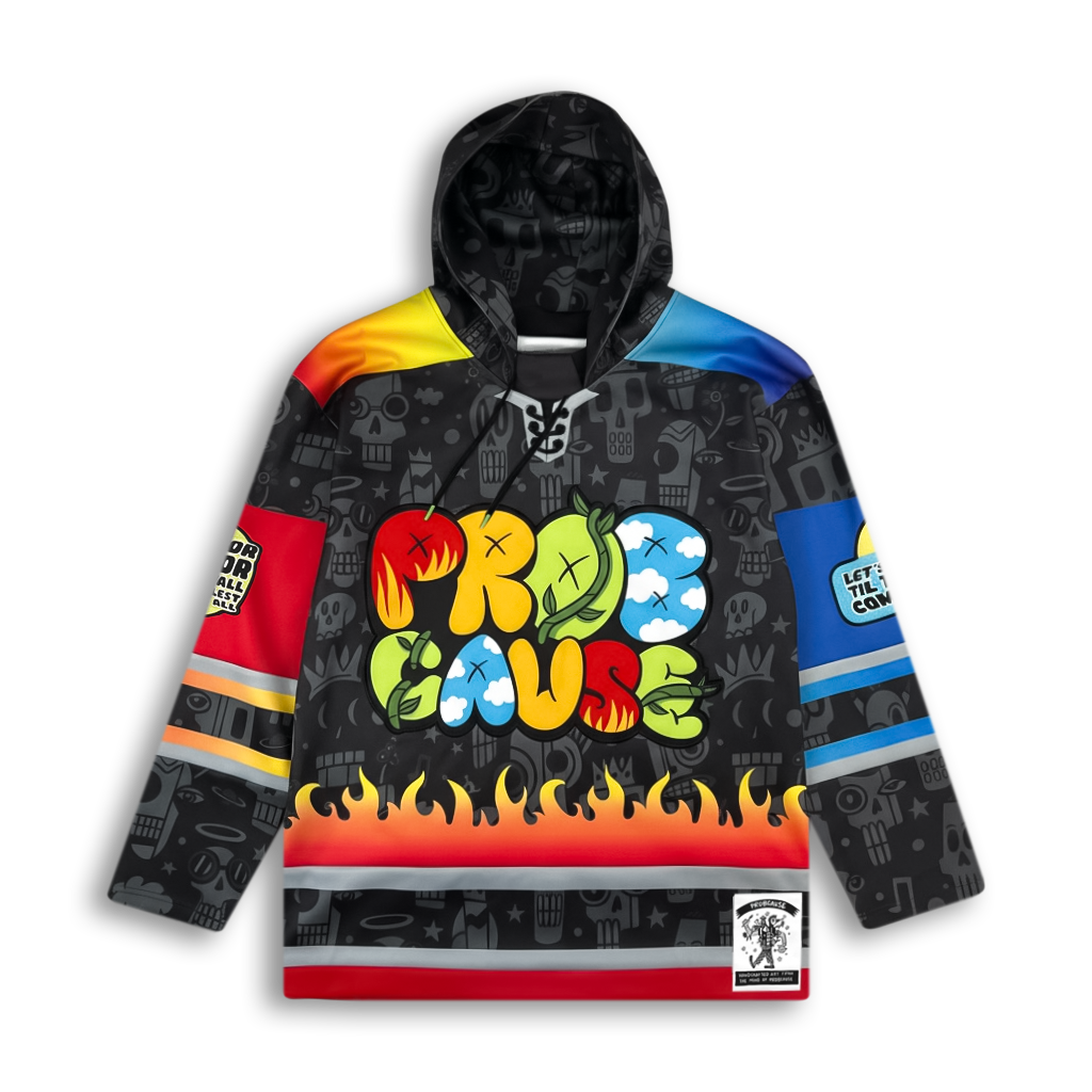 ProbCause - Rookie Hooded Hockey Jersey – KT8 Merch Co
