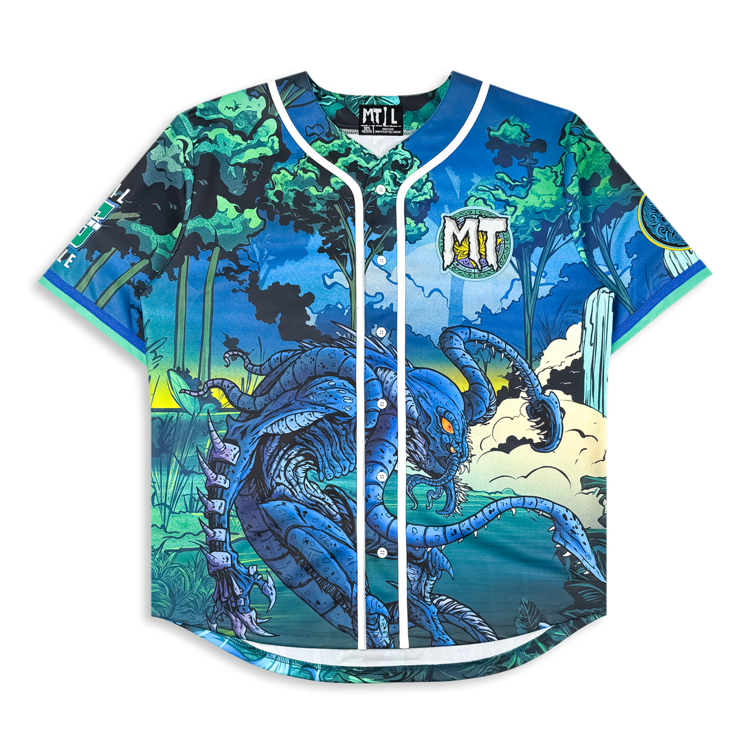 Midnight T - Devil In The Jungle - Baseball Jersey