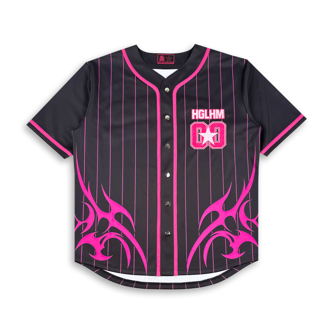 NOSTALGIX - HGLHM PINSTRIPE BASEBALL JERSEY (fixed quantity pre order)