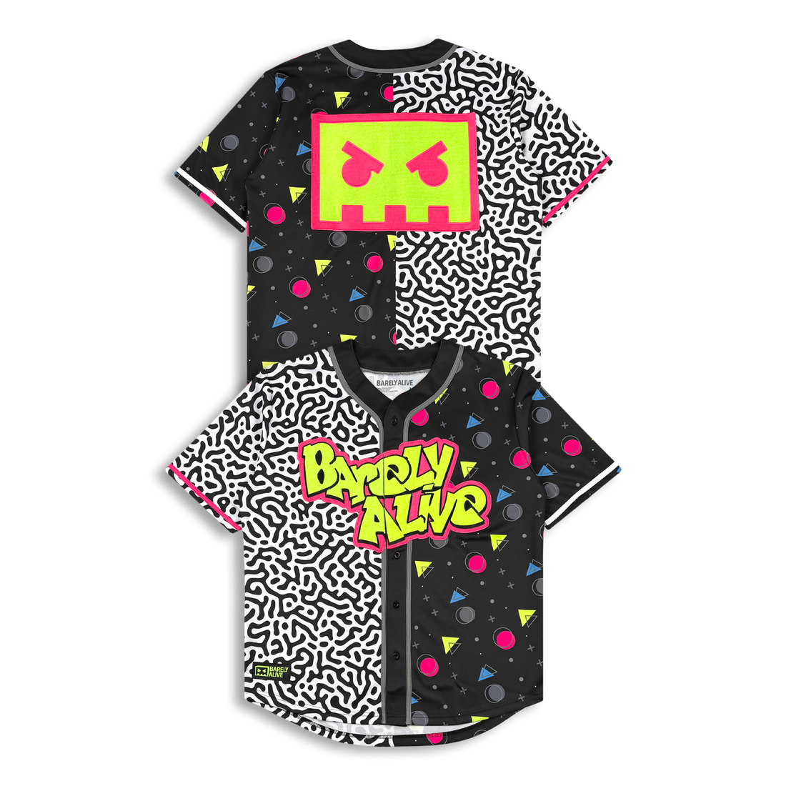 BARELY ALIVE - OVERDRIVE BASEBALL JERSEY