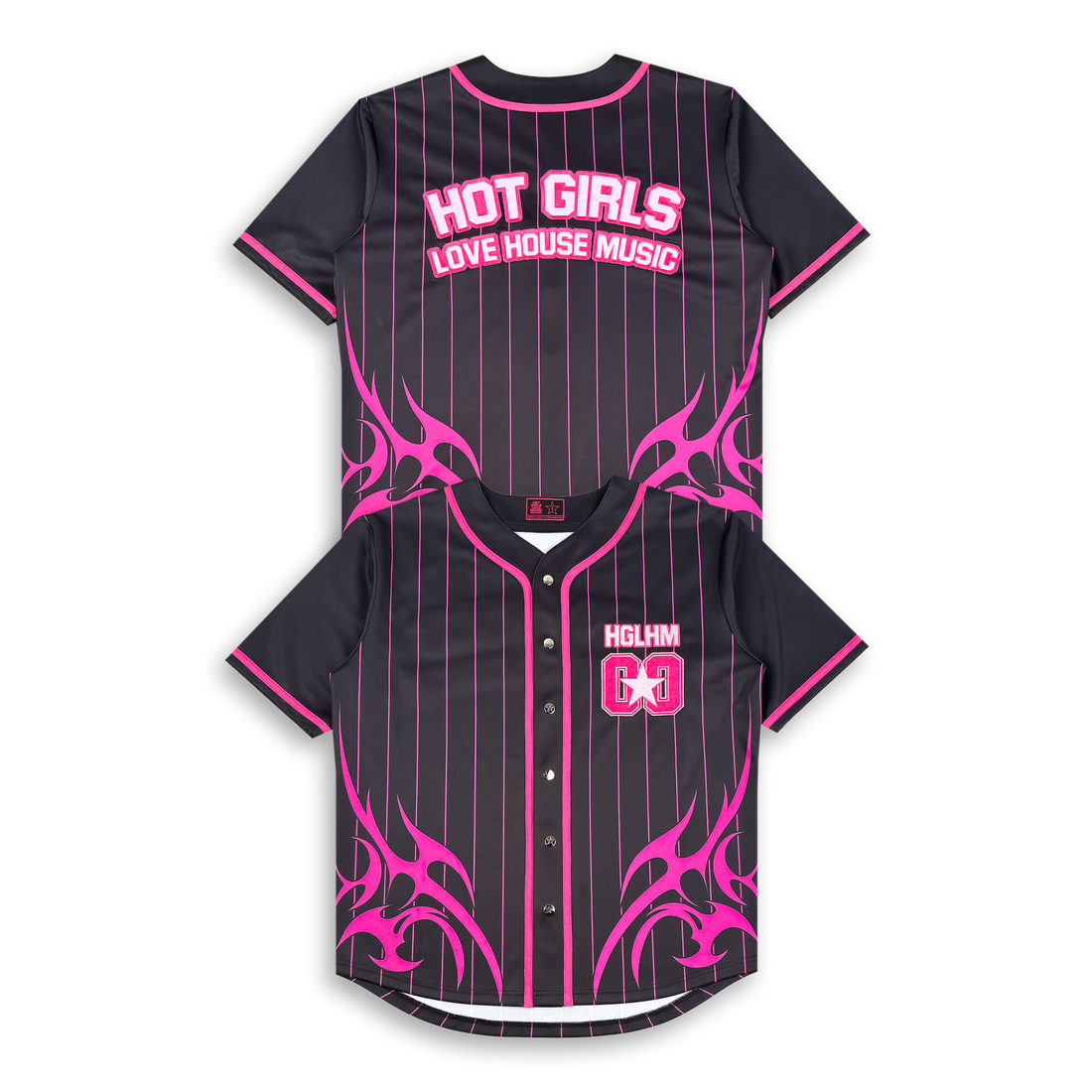 NOSTALGIX - HGLHM PINSTRIPE BASEBALL JERSEY (fixed quantity pre order)