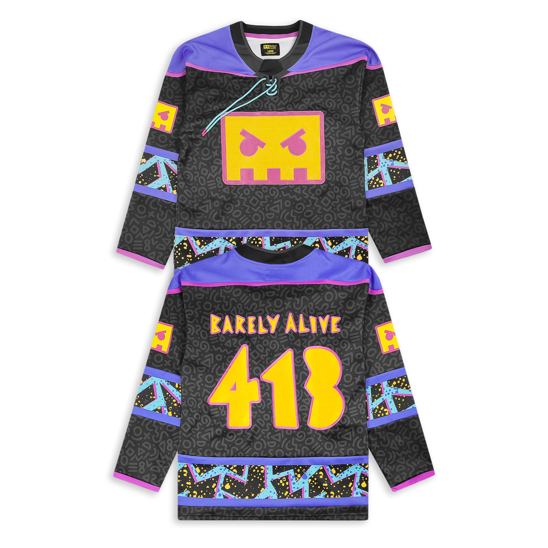 BARELY ALIVE - GALAXY -  HOCKEY JERSEY