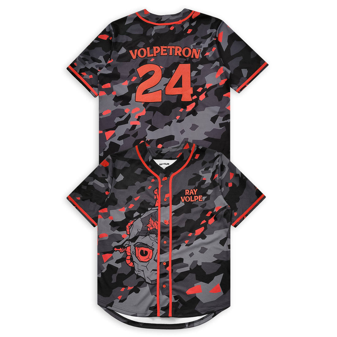 Ray Volpe - Black and Red Camo Jersey