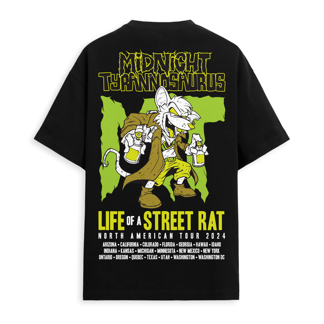 Midnight T - Life of A Street Rat Tour Tee