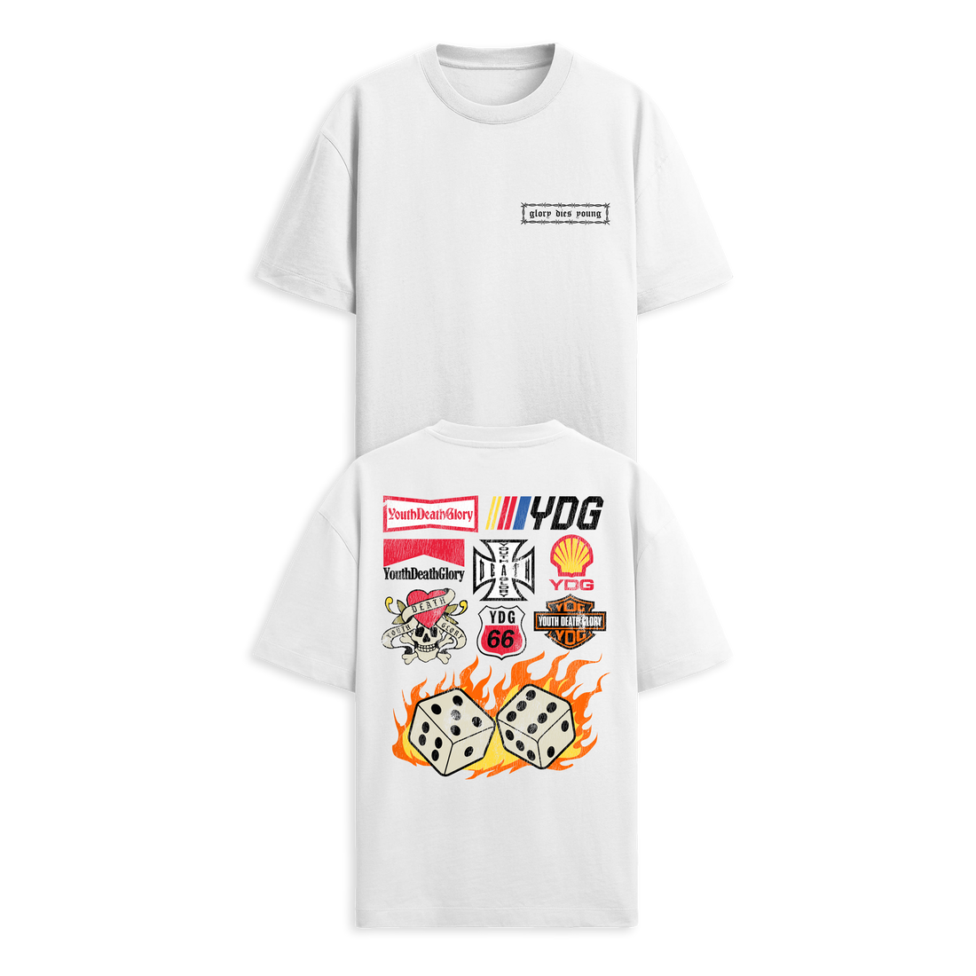 YDG - Logo Tee - White