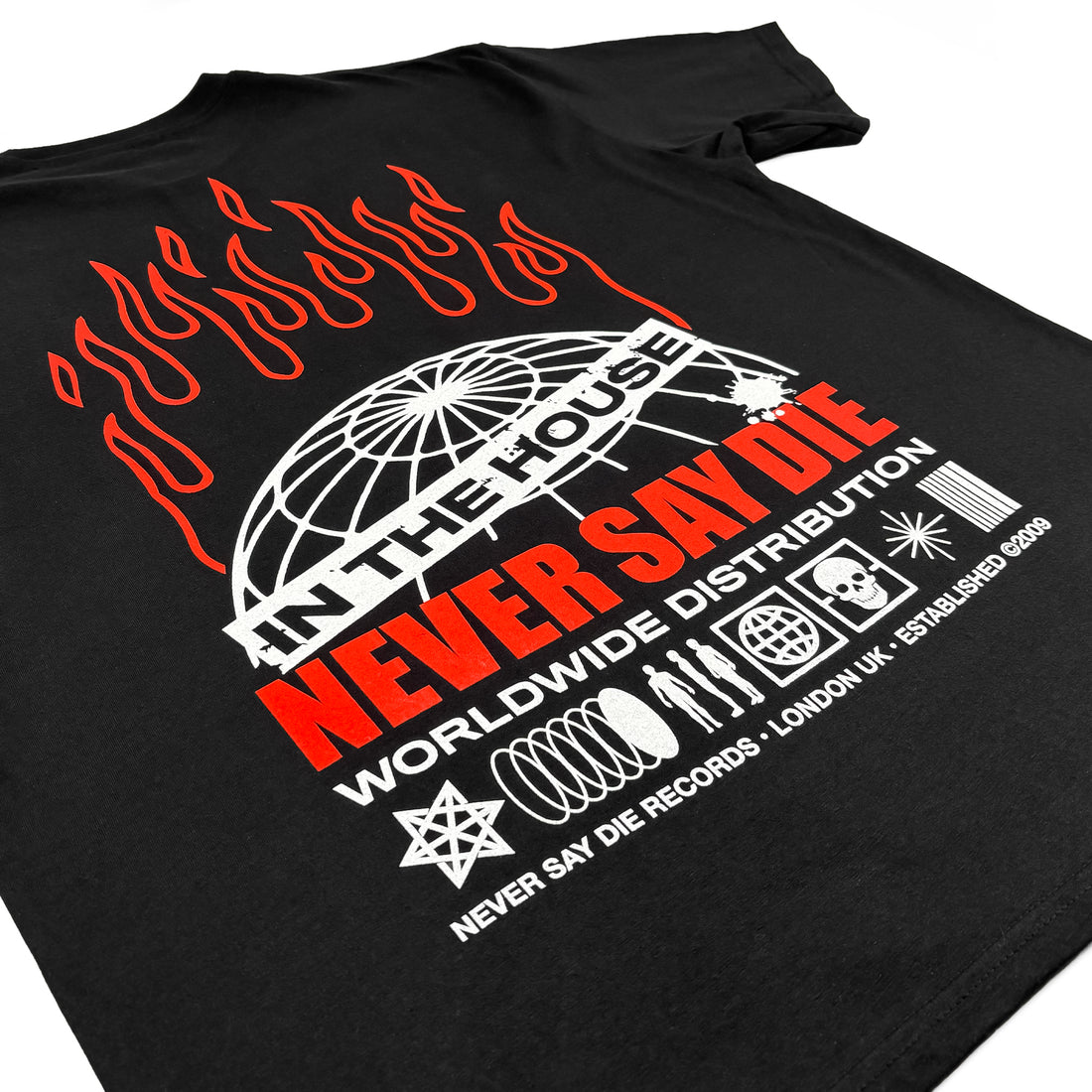 Never Say Die - Meltdown Tee - Black