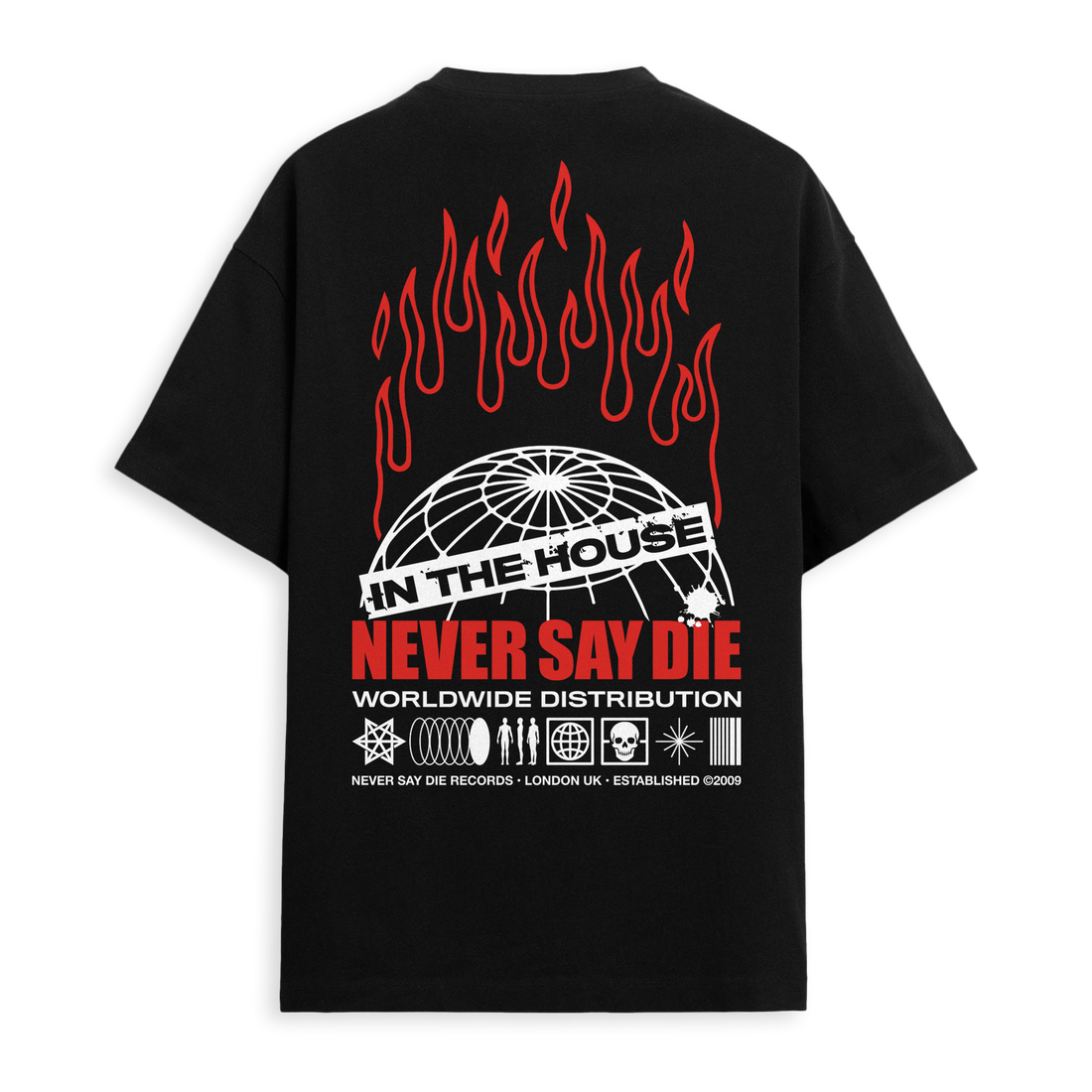 Never Say Die - Meltdown Tee - Black