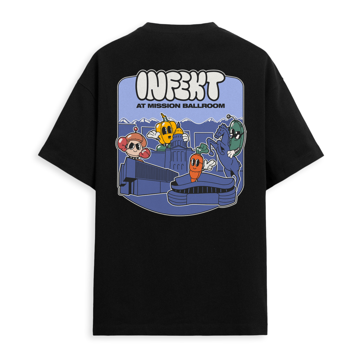 INFEKT - Mission Ballroom Tee - Black – KT8 Merch Co