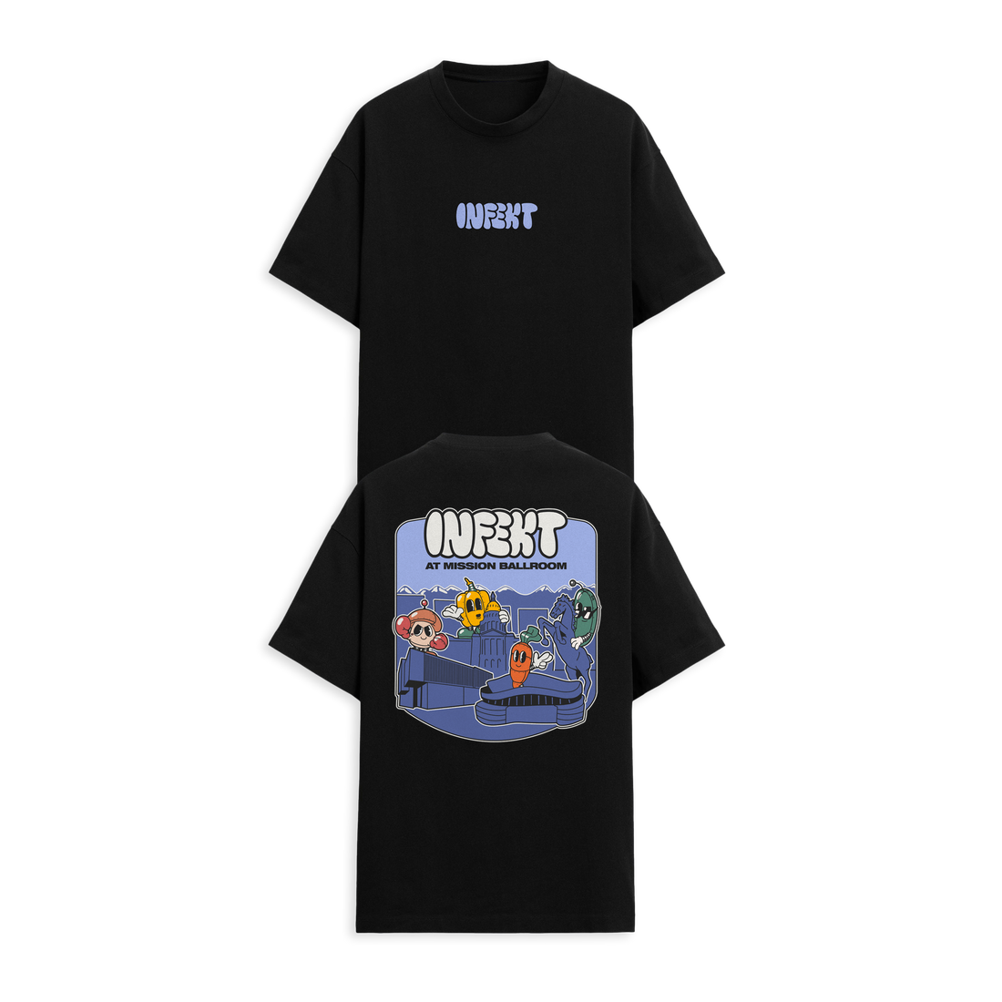 INFEKT - Mission Ballroom Tee - Black