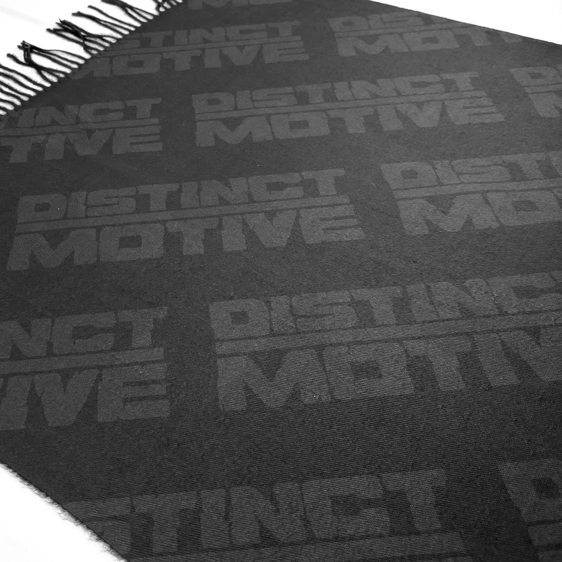 DISTINCT MOTIVE - DUBSTEP! DOUBLE SIDED BLACK PASHMINA