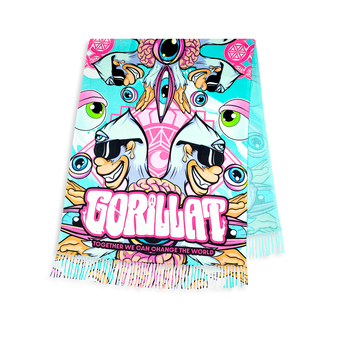 (Limited Time Pre Sale) GorillaT - CHANGE THE WORLD PASHMINA