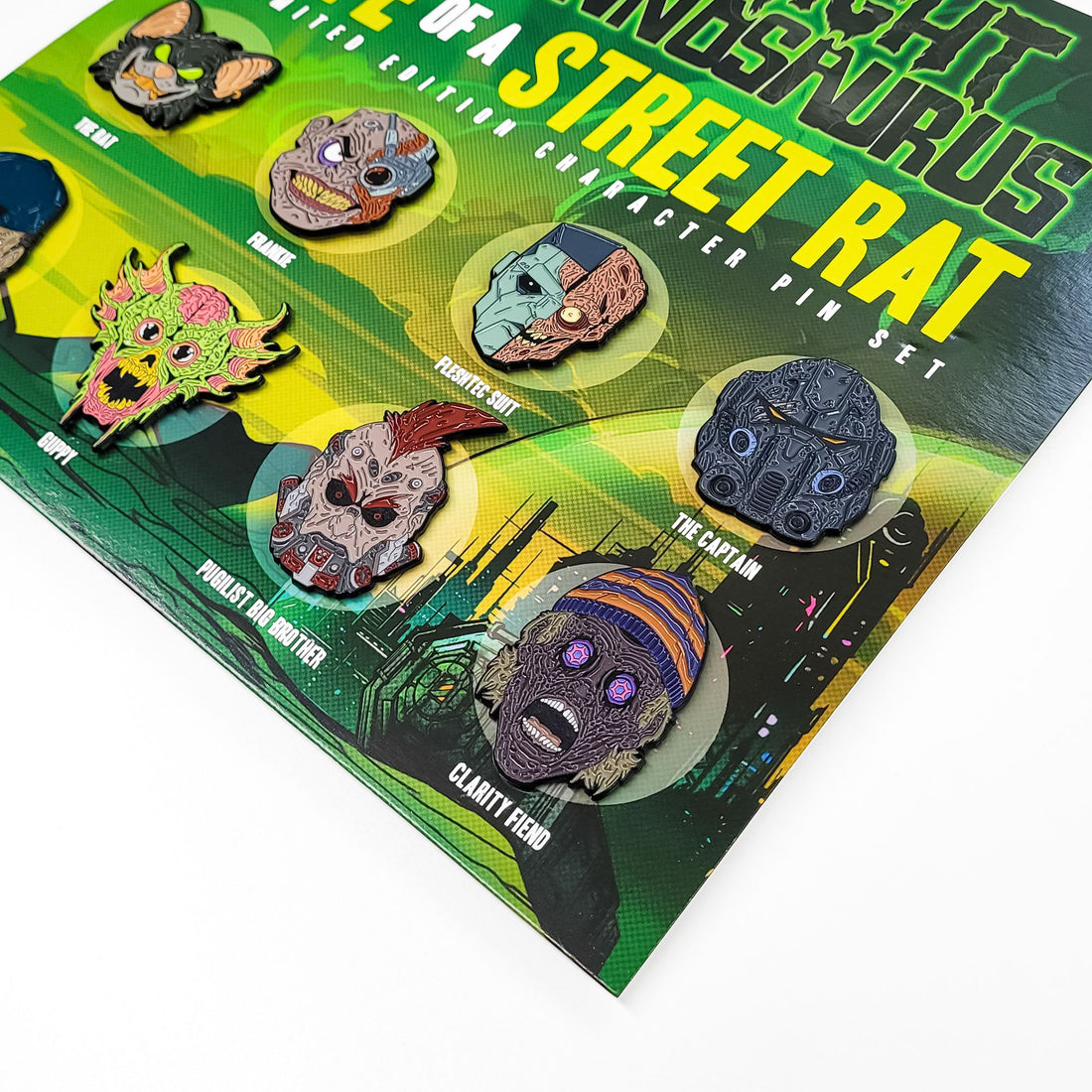 Midnight Tyrannosaurus - Life of a Street Rat Pin Set