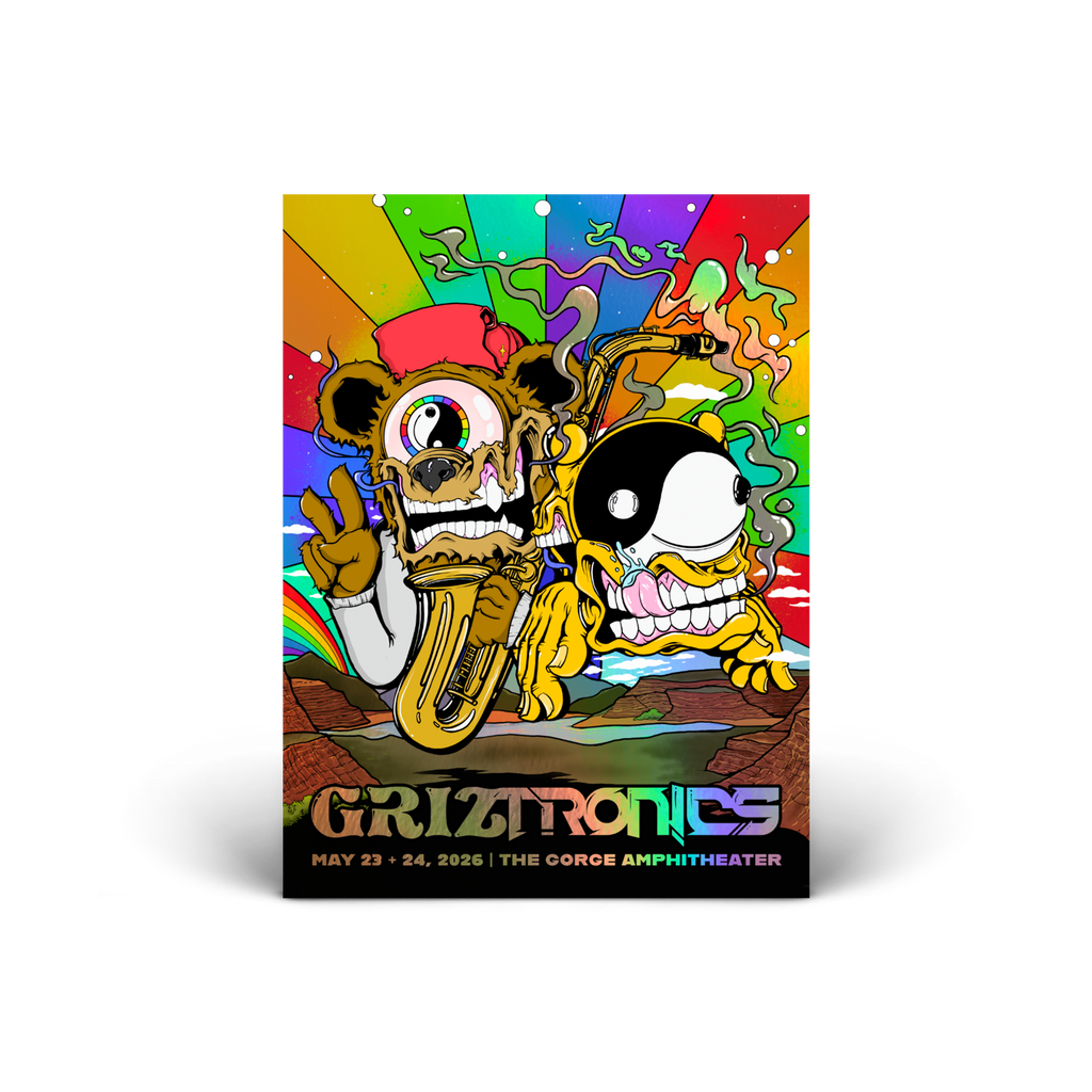 Griztronics - Holographic Event Poster – KT8 Merch Co