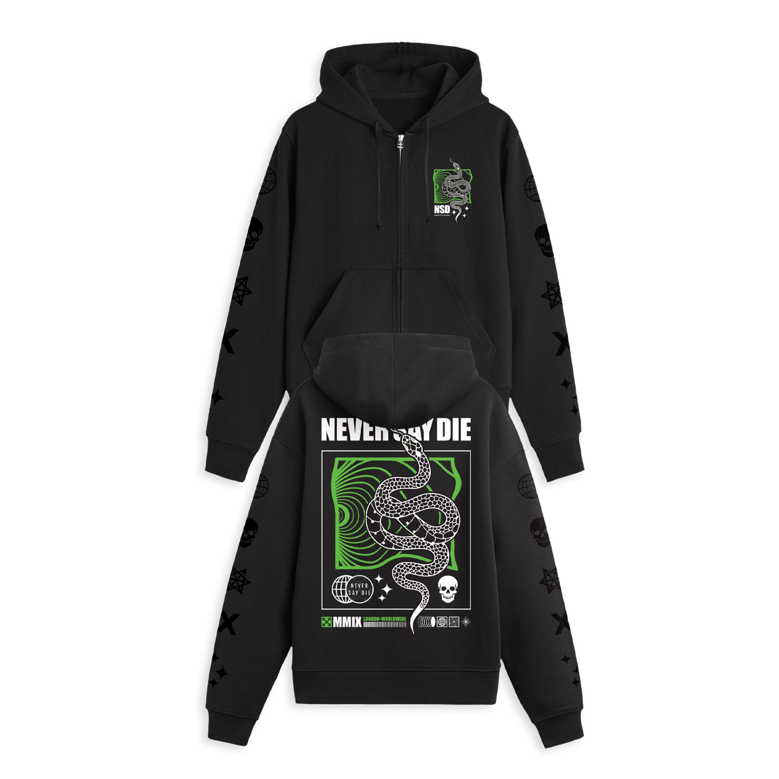 Never Say Die - Venom Hoodie