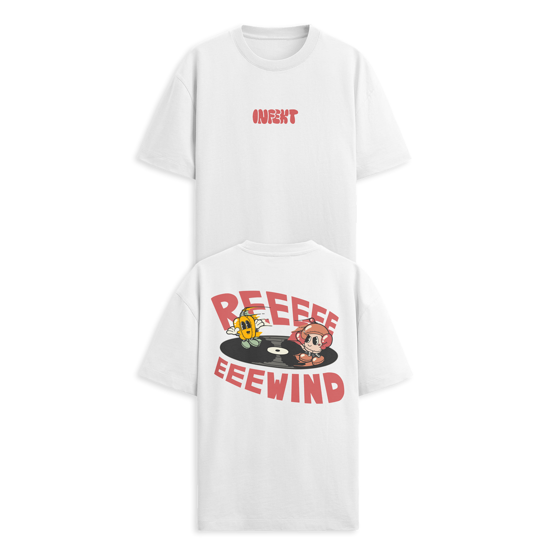 INFEKT - Rewind Tee - White