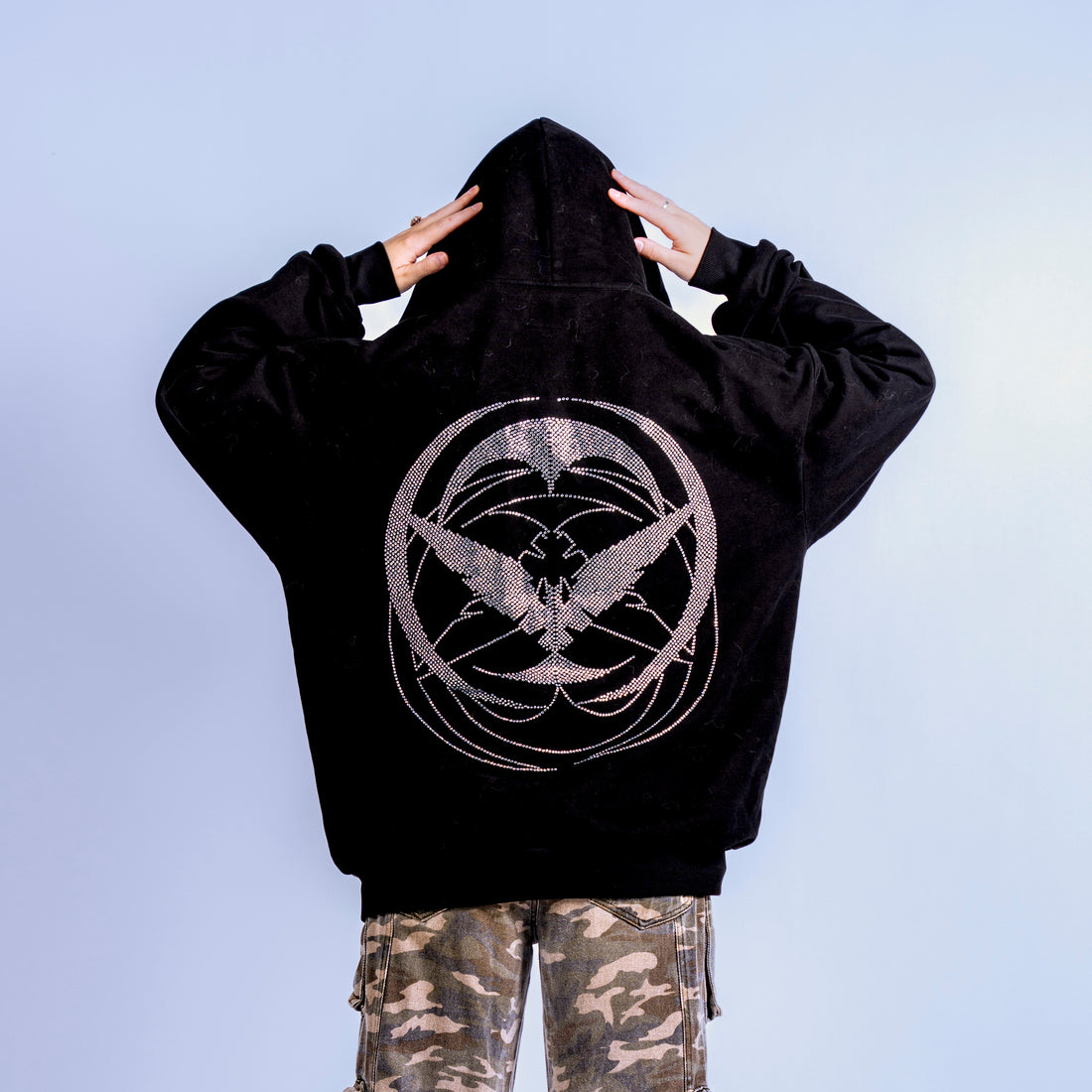 Ravenscoon - Rhinestone Heavyweight Hoodie (limited time pre sale)