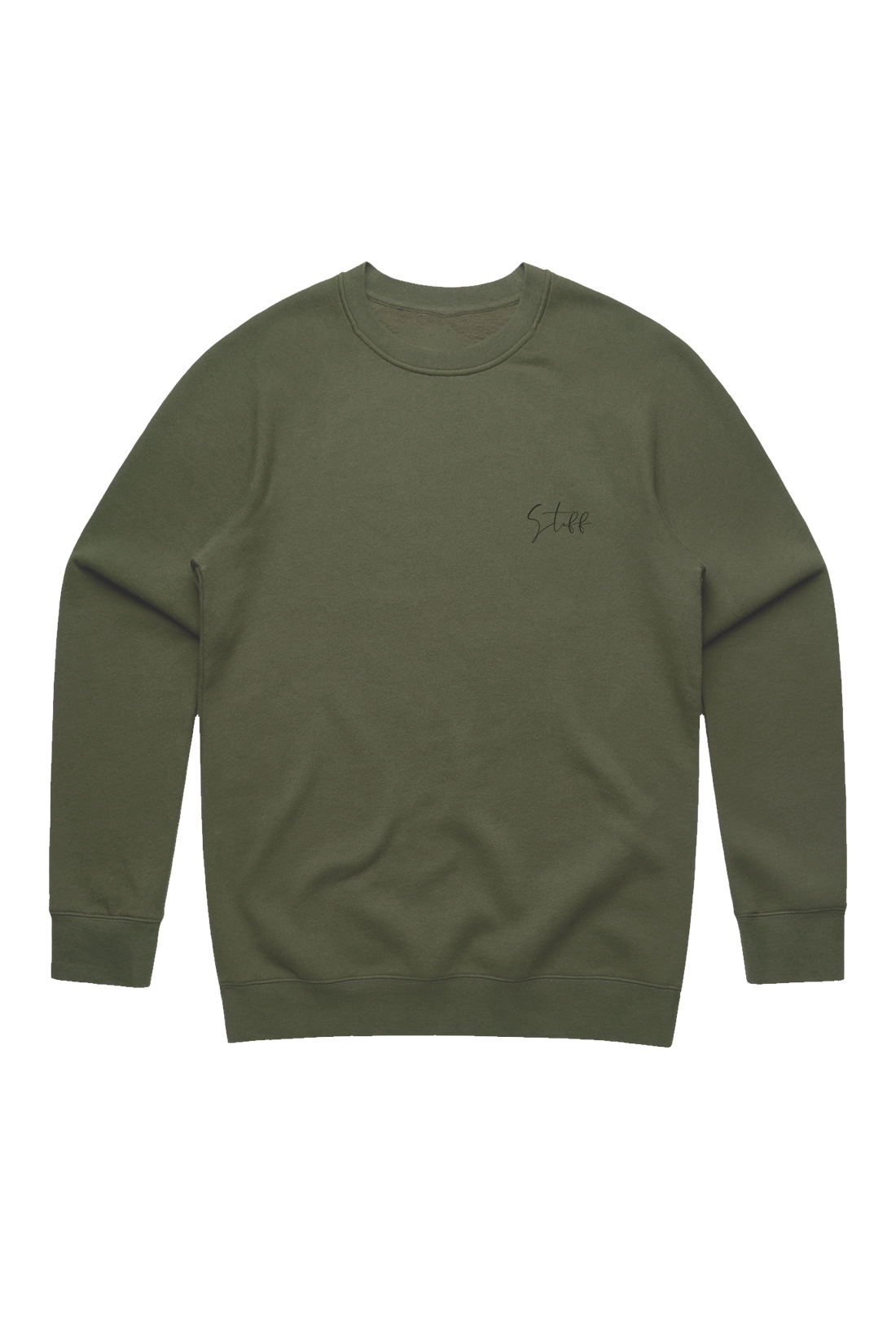 PRE SALE - Stiff Socks - Stiff - Crewneck Sweatshirt - Military Green