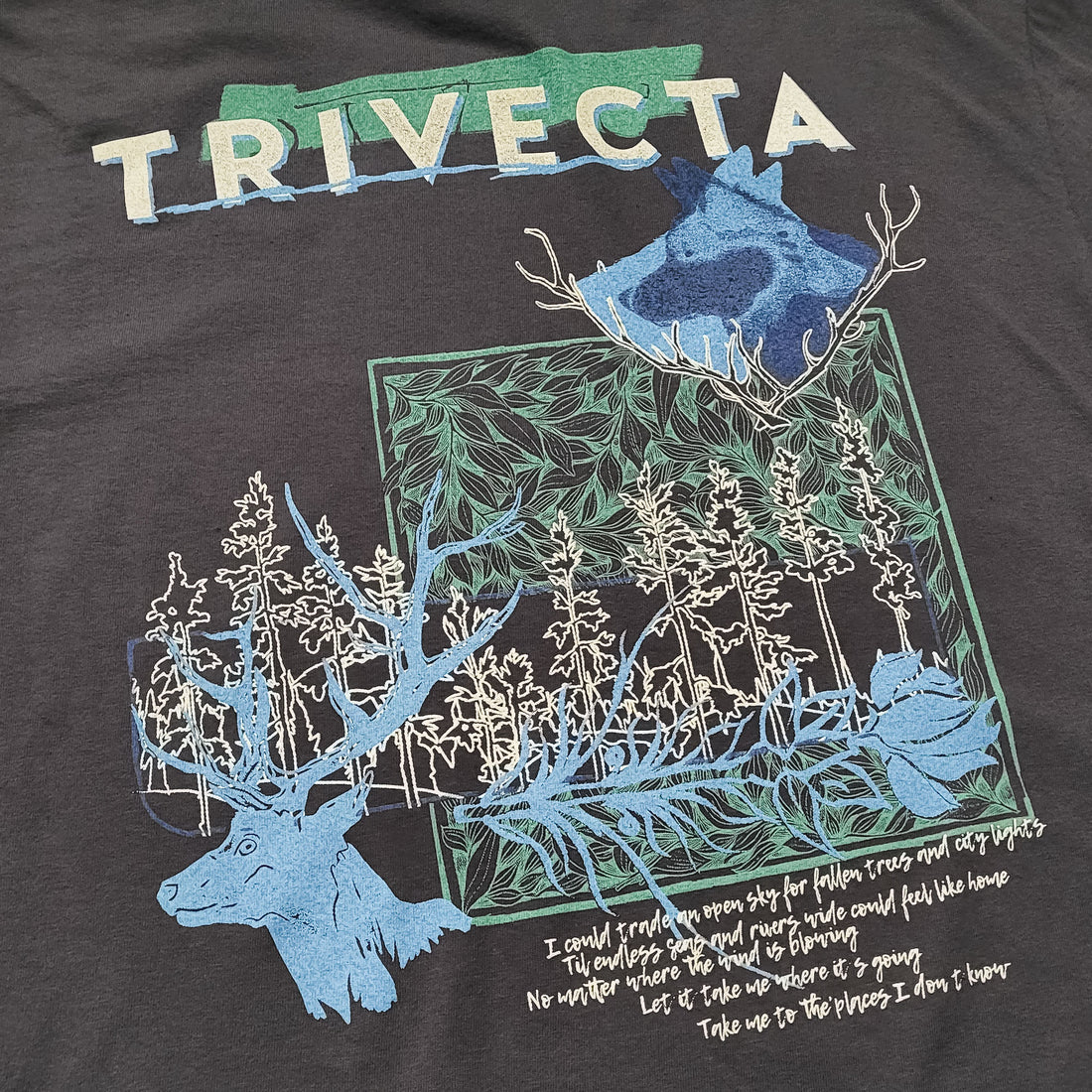 Trivecta - Find My Way - Tee - Graphite