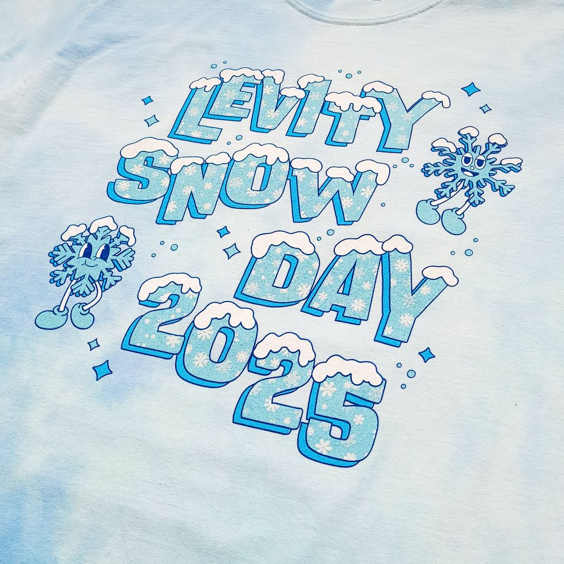 Levity - Snow Day 2025 - Tie Dye Tee