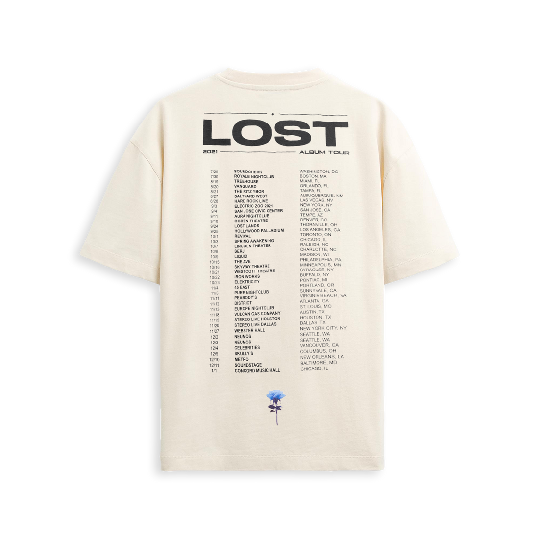 MITIS - Lost Tour - White Tee