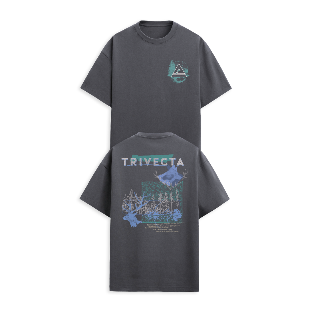 Trivecta - Find My Way - Tee - Graphite