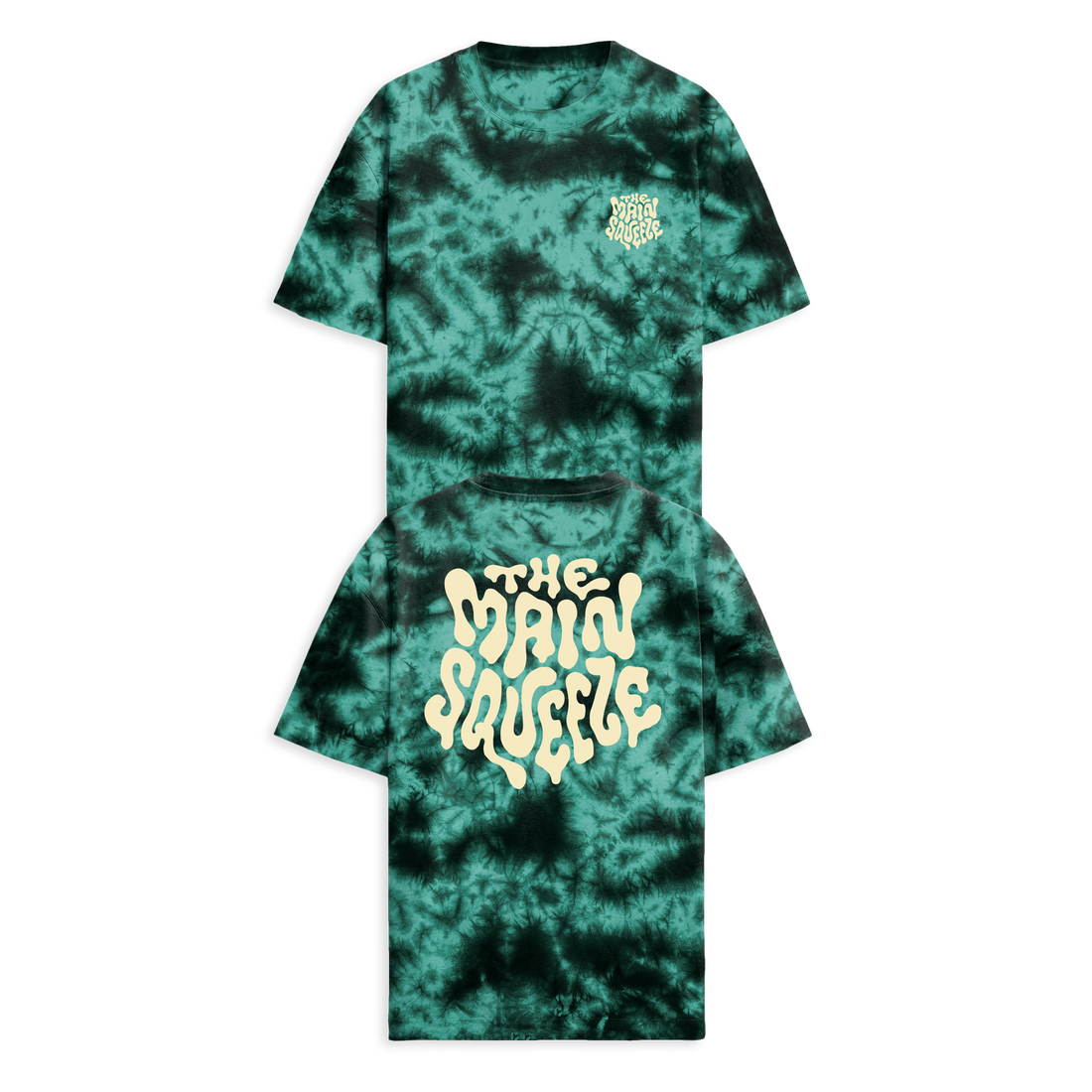 The Main Squeeze - Squeeze Drip - Crystal Jade Tie Dye Tee