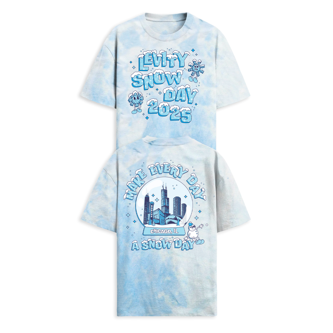 Levity - Snow Day 2025 - Tie Dye Tee