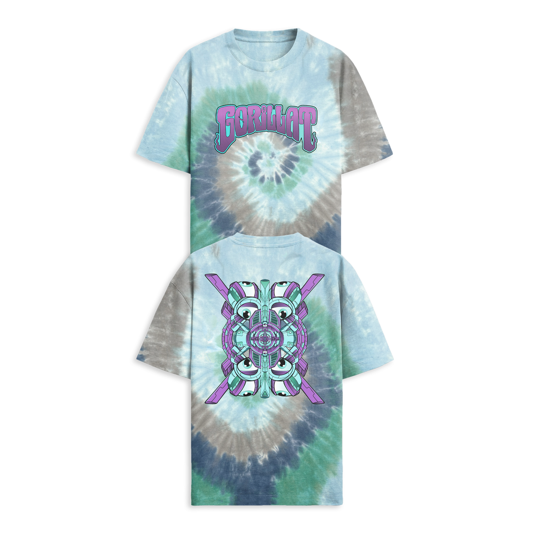 GorillaT - Eyes Tie Dye Tee