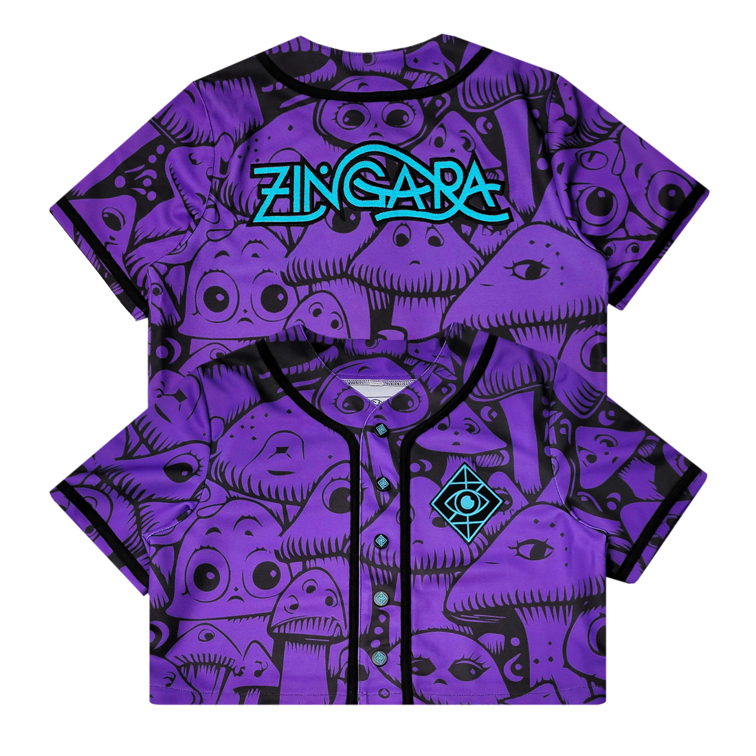 Zingara - Limited Edition Black Hooded Baseball Jersey – KT8 Merch Co